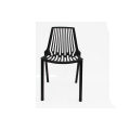 Verona Cafe Chair No Armrest- Black Colour