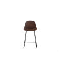 Naples Kitchen Counter Bar Chair-Brown PU Seat
