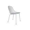 Venice Cafe Chair No Armrest-White Colour