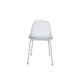 Venice Cafe Chair No Armrest-White Colour