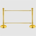 Ball Top Gold Stanchions With Custom Branding