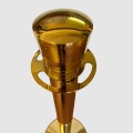 Crown Top Gold Stanchion With Domed Base Design