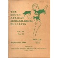 The South African Archaeological Bulletin (Vol. 1 No. 1 to Vol. XX No. 78)