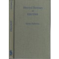 Historical Dictionary of Lesotho (Hardcover) - Haliburton, Gordon