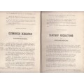 Rules and Regulations of the Johannesburg Sanitary Committee (1897, Hardcover) - Adolfs, S. (rev)