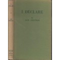 I Declare (Signed by Author) - Cheetham, Jack