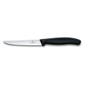 Victorinox Swissclassic Gourmet Steak Knife Wavy Edge Black V6.7933.12