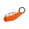 FOX TRAINING FOLDING KARAMBIT 2.56" ORANGE - FOX-599TK