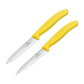 VICTORINOX - 2 PIECE 10 CM PARING - YELLOW V6.7796.L8B