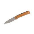 Civivi stylum brown micarta handle - C20010B-A