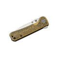 QSPHAWK BRASS HANDLE FOLDING KNIFE- QS131-K