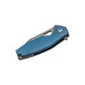 Fox Knife Yaru Blue Titanium Handle Stonewashed  Fx-527 TI