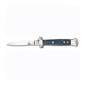 SIDE OPEN SPRING KNIFE BLACK HANDLE-6056