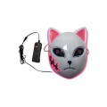 DEMON SLAYER LIGHT UP MASK - PINK