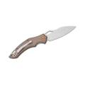 FOX EDGE  SPARROW FOLDING KNIFE 9Cr13  BEAD BLASTED BLADE BRONZE - FE-031