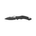 FOX EDGE  SPARROW:  folding  knife,  stainless  9Cr13  black  PTFE  stone  washed - FE-034