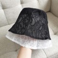 Lace female fisherman bucket hat