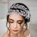 Wedding headpiece with rhinestone accessory