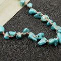 New design colored natural stone beads choker necklace