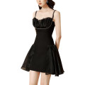 Black a-line Lara dress