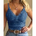 Women's summer chiffon lace outer wear ladies top