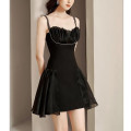 Black a-line Lara dress