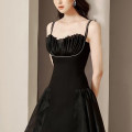 Black a-line Lara dress