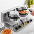 BELGIAN Double Waffle Machine - Rotating