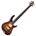 Cort C5 Plus ZBMH 5-String Bass Guitar w/ Markbass Pre - Open Pore Tobacco Burst
