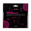 Ernie Ball Flat Ribbon Pedalboard Patch Cable Multi-Pack - White