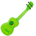 Kala Waterman Series Soprano Ukulele - Fluorescent Sour Apple Green