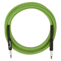 Fender Professional Series Glow in the Dark Instrument Cable  3m  Green