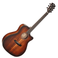 Cort Core-GA Blackwood Acoustic Electric Guitar - Open Pore Light Burst