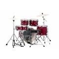Mapex Venus VE5044FTVM 5-Piece Fusion Drum Kit (Excludes Cymbals) - Crimson Red Sparkle