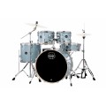 Mapex Venus VE5294FTVJ 5-Piece Rock Drum Kit (Excludes Cymbals) - Aqua Blue Sparkle