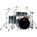 Mapex SATURN 4-Piece Rock Drum Kit - Teal Blue Fade (Hardware, Cymbals & Snare Excluded)