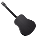 Tanglewood TWBBSDE Blackbird Dreadnaught Acoustic-Electric Guitar - Smokestack Black Satin