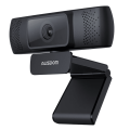 Ausdom AF640 1080p FHD Wide Angle Desktop Webcam  Black
