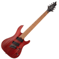 Cort KX307 Multi Scale 7-String Electric Guitar - Open Pore Mahogany