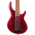 Cort Artisan B5 Element 5-String Bass Guitar - Open Pore Burgundy Red