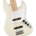 Squier Affinity Series Jazz Bass V 5-String Bass Guitar - Maple Fingerboard - Olympic White