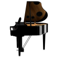 Yamaha Clavinova CLP-795GP Digital Grand Piano with Bench - Polished Ebony