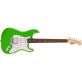 Squier FSR  Sonic Stratocaster HSS, Laurel Fingerboard, White Pickguard, Lime Green
