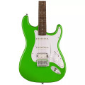 Squier FSR  Sonic Stratocaster HSS, Laurel Fingerboard, White Pickguard, Lime Green