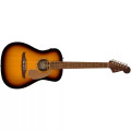 Fender Malibu Player Acoustic Guitar, Walnut Fingerboard, Gold Pickguard, Sunburst