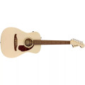 Fender Malibu Player Acoustic Guitar, Walnut Fingerboard, Tortoiseshell Pickguard, Olympic White