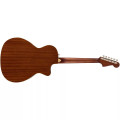 Fender Newporter Player Left-Handed Acoustic Guitar, Walnut Fingerboard, Gold Pickguard, Natural