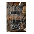 Cort GB Modern 5 5-String Bass Guitar - Roasted Maple Fretboard - Open Pore Charcoal Grey