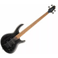 Cort B4 Element Fretless 4-String Bass  - Roasted Maple Frestboard - Open Pore Transparent Black