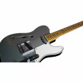 Fender Custom Shop LTD Roasted Pine Double Esquire Electric Guitar - Fire Mist Silver